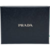 プラダ PRADA トライアングルロゴミニウォレット 2MH042 アイボリー サフィアーノレザー レディース 三つ折り財布
