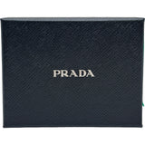 プラダ PRADA トライアングルロゴミニウォレット 2MH042 アイボリー サフィアーノレザー レディース 三つ折り財布