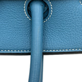 エルメス HERMES バーキン35 □K刻印 ブルージーン/シルバー金具 トリヨン レディース ハンドバッグ