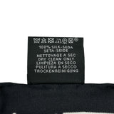 エルメス HERMES スカーフマフラー SPACE DERBY ブラック/ホワイト シルク レディース マフラー