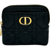 クリスチャン・ディオール Christian Dior カロラベンダーウォレット S5177UWHC ブラック/ゴールド金具 カーフレザー レディース コインケース