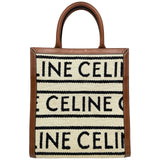 セリーヌ CELINE スモール パーティカル カバ 19208EFY ブラウン キャンバス/レザー レディース ショルダーバッグ