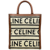 セリーヌ CELINE スモール パーティカル カバ 19208EFY ブラウン キャンバス/レザー レディース ショルダーバッグ