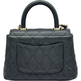 シャネル CHANEL ココハンドルチェーンクラッチ AP4244 ブラック ゴールド金具 キャビアスキン レディース ショルダーバッグ