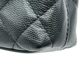 シャネル CHANEL ココハンドルチェーンクラッチ AP4244 ブラック ゴールド金具 キャビアスキン レディース ショルダーバッグ