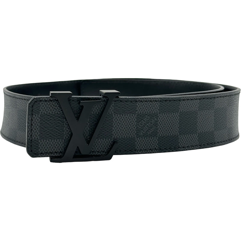ルイ・ヴィトン LOUIS VUITTON サンチュールLVイニシャル M9808 ブラック グラフィット メンズ ベルト ルイ・ヴィトン LOUIS VUITTON サンチュールLVイニシャル M9808