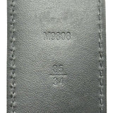 ルイ・ヴィトン LOUIS VUITTON サンチュールLVイニシャル M9808 ブラック グラフィット メンズ ベルト