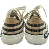 バーバリー BURBERRY ロゴノバチェックキャンバスローカットスニーカー ベージュ キャンバス レディース スニーカー