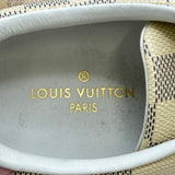ルイ・ヴィトン LOUIS VUITTON フロントローライン ダミエアズールローカットスニーカー MS0128 クリーム キャンバス レディース スニーカー