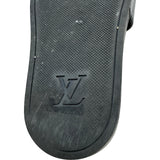 ルイ・ヴィトン LOUIS VUITTON ウォーターフロントラインミュールサンダル VS0139 ブラック PVC メンズ サンダル