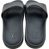 ルイ・ヴィトン LOUIS VUITTON ウォーターフロントラインミュールサンダル VS0139 ブラック PVC メンズ サンダル