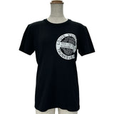 ルイ・ヴィトン LOUIS VUITTON LVスタンプ半袖Tシャツ FGTS15 ブラック コットン メンズ 半袖Ｔシャツ