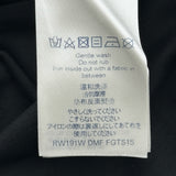 ルイ・ヴィトン LOUIS VUITTON LVスタンプ半袖Tシャツ FGTS15 ブラック コットン メンズ 半袖Ｔシャツ