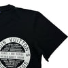 ルイ・ヴィトン LOUIS VUITTON LVスタンプ半袖Tシャツ FGTS15 ブラック コットン メンズ 半袖Ｔシャツ