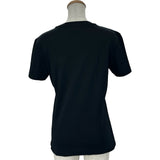 ルイ・ヴィトン LOUIS VUITTON LVスタンプ半袖Tシャツ FGTS15 ブラック コットン メンズ 半袖Ｔシャツ