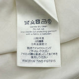 ルイ・ヴィトン LOUIS VUITTON LVスタンプ半袖Tシャツ FGTS15 ホワイト コットン レディース 半袖Ｔシャツ