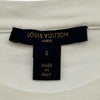 ルイ・ヴィトン LOUIS VUITTON LVスタンプ半袖Tシャツ FGTS15 ホワイト コットン レディース 半袖Ｔシャツ