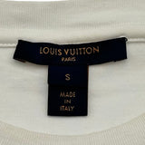 ルイ・ヴィトン LOUIS VUITTON LVスタンプ半袖Tシャツ FGTS15 ホワイト コットン レディース 半袖Ｔシャツ