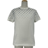ルイ・ヴィトン LOUIS VUITTON モノグラムグラディエント半袖Tシャツ HQY42W ホワイト コットン メンズ 半袖Ｔシャツ