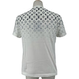 ルイ・ヴィトン LOUIS VUITTON モノグラムグラディエント半袖Tシャツ HQY42W ホワイト コットン メンズ 半袖Ｔシャツ