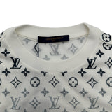 ルイ・ヴィトン LOUIS VUITTON モノグラムグラディエント半袖Tシャツ HQY42W ホワイト コットン メンズ 半袖Ｔシャツ