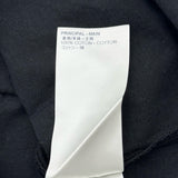 ルイ・ヴィトン LOUIS VUITTON チェーンリバースロゴ半袖Tシャツ FITS02 ブラック コットン レディース 半袖Ｔシャツ