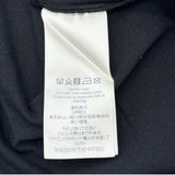 ルイ・ヴィトン LOUIS VUITTON チェーンリバースロゴ半袖Tシャツ FITS02 ブラック コットン レディース 半袖Ｔシャツ