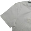 フェンディ FENDI エンボスロゴ半袖Tシャツ FS7254 ホワイト コットン レディース 半袖Ｔシャツ