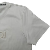 フェンディ FENDI エンボスロゴ半袖Tシャツ FS7254 ホワイト コットン レディース 半袖Ｔシャツ