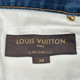 ルイ・ヴィトン LOUIS VUITTON スキニーデニム ブルー デニム メンズ デニムパンツ