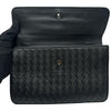 ボッテガ・ヴェネタ BOTTEGA VENETA イントレチャートチェーンショルダーバッグ ブラック レザー レディース ショルダーバッグ