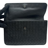 ボッテガ・ヴェネタ BOTTEGA VENETA イントレチャートチェーンショルダーバッグ ブラック レザー レディース ショルダーバッグ