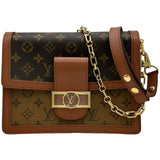 ルイ・ヴィトン LOUIS VUITTON ドーフィーヌMM M45958 ブラウン モノグラム・リバース レディース ショルダーバッグ