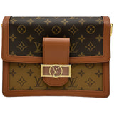 ルイ・ヴィトン LOUIS VUITTON ドーフィーヌMM M45958 ブラウン モノグラム・リバース レディース ショルダーバッグ