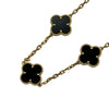ヴァンクリーフ＆アーペル Van Cleef & Arpels ヴィンテージアルハンブラ 10P ネックレス オニキス ゴールド Au750 オニキス ジュエリー
