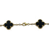 ヴァンクリーフ＆アーペル Van Cleef & Arpels ヴィンテージアルハンブラ 10P ネックレス オニキス ゴールド Au750 オニキス ジュエリー
