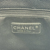 シャネル CHANEL GSTトートバッグ A50995 16番台 ブラック シルバー金具 キャビアスキン レディース トートバッグ