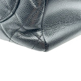 シャネル CHANEL GSTトートバッグ A50995 16番台 ブラック シルバー金具 キャビアスキン レディース トートバッグ
