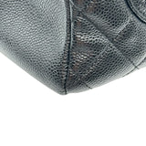 シャネル CHANEL GSTトートバッグ A50995 16番台 ブラック シルバー金具 キャビアスキン レディース トートバッグ