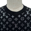 ルイ・ヴィトン LOUIS VUITTON モノグラムグラディエント半袖Tシャツ HQY42W ブラック コットン メンズ 半袖Ｔシャツ