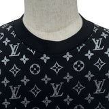 ルイ・ヴィトン LOUIS VUITTON モノグラムグラディエント半袖Tシャツ HQY42W ブラック コットン メンズ 半袖Ｔシャツ