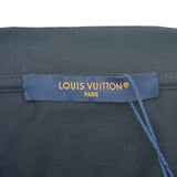 ルイ・ヴィトン LOUIS VUITTON モノグラムグラディエント半袖Tシャツ HQY42W ブラック コットン メンズ 半袖Ｔシャツ