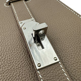 エルメス HERMES ケリーアッカドGM G刻印 エトゥープ シルバー金具 トゴ レディース ショルダーバッグ