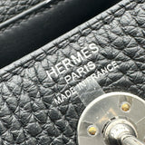 エルメス HERMES リンディミニ G刻印 ブラック シルバー金具 トリヨン レディース ショルダーバッグ