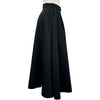 クリスチャン・ディオール Christian Dior プリーツフレアロングスカート 341J68A1537 ブラック ウール レディース スカート