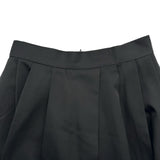 クリスチャン・ディオール Christian Dior プリーツフレアロングスカート 341J68A1537 ブラック ウール レディース スカート