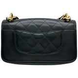 シャネル CHANEL トリプルフラップバッグ A91864 23番台 ブラック ゴールド金具 カーフレザー レディース ショルダーバッグ