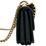 シャネル CHANEL トリプルフラップバッグ A91864 23番台 ブラック ゴールド金具 カーフレザー レディース ショルダーバッグ