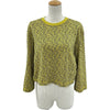 エルメス HERMES ナウサ シェーヌダンクル総柄長袖Tシャツ 4E4649DB イエロー コットン レディース 長袖Ｔシャツ
