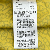 エルメス HERMES ナウサ シェーヌダンクル総柄長袖Tシャツ 4E4649DB イエロー コットン レディース 長袖Ｔシャツ